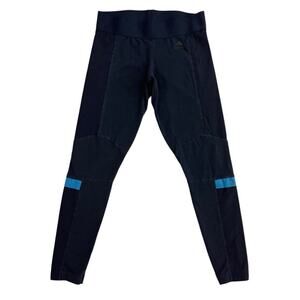 Adidas WND Leggings Womens Large Blue Casual Gym Running Tight D19865
